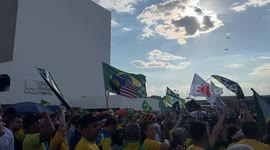 Brazil: Supporters of Brazil’s Bolsonaro stage protest in Brasilia