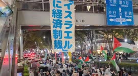 Japan: Protest to Call for End to Gaza War on Conflict 2nd Anniversary in Tokyo
