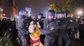 Germany: German police detain protesters at pro-Palestine rally in Berlin (2)