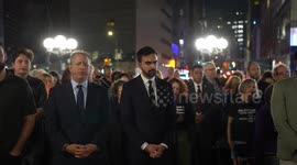 Rally by activists of 'Israelis for peace' on 2nd anniversary of Hamas terrorist attack