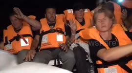 The moment Israeli forces boarded one of the Freedom Flotilla coalition in international waters