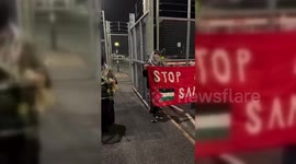UK: Palestine Activists Picket UK Arms Firm