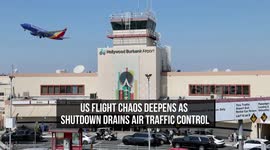 US Flight Chaos Deepens as Shutdown Drains Air Traffic Control