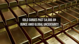Gold Surges Past $4,000 An Ounce Amid Global Uncertainty