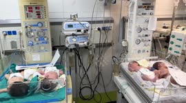 Overcrowded Gaza hospital struggles to save premature babies amid shortages