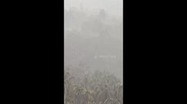 India: Intense Rainstorm Engulfs Sringeri, Karnataka