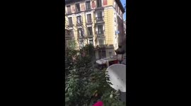 Rescue operations underway after building collapse in Madrid, Spain