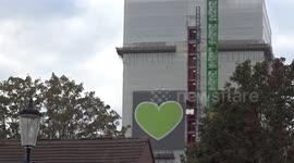 Grenfell Tower demolition in progress eight year following the tragedy - Verity Close