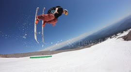 Ski Fail: Frontflip gone wrong