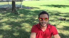 This man can actually 'talk' to squirrels