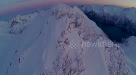 Epic drone crash into beautiful Norwegian mountain