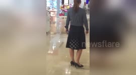 Newsflare Edit - Wow!!! Look at @HarveyNichols #flood #Manchester #storm #manchesterstorm ???????????? https://t.co/MGAvFtMfvZ