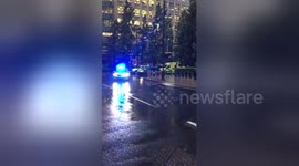 Newsflare Edit - @Magicaltaxitour the convoy leaving Canary Wharf ???????????????????????????????? RT RT RT https://t.co/drQ8XSVjol