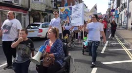 Dorchester hospital chidrens ward closure march