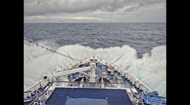 MV Astor in full speed...