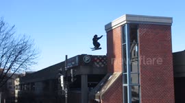 Jumping off a parking garage