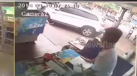 Out-of-control car rushes to bus stop injuring several pedestrians