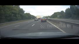Car Accident on m6 motorway because of Mobile Phone 304396660