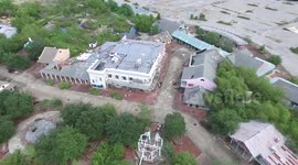 Haunting aerial footage of New Orleans theme park abandoned in 2005 before Hurricane Katrina
