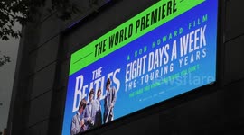 General Views at the blue carpet of the world Premiere The Beatles Eight days a Week The Touring Years