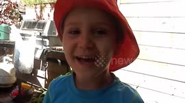 Boy forgets ABCs while singing ABC song