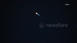 US, Los Angeles: Moorpark SpaceX Starlink Launch