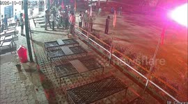 Dramatic CCTV Captures Massive LPG Cylinder Truck Explosion on Jaipur-Ajmer Highway — People Flee for Their Lives Amid Blazing Inferno