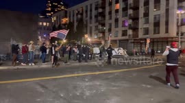 Liberals protest in Portland over Trump's immigration crackdown