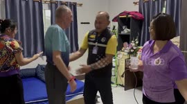 British cave rescue hero returns home after pneumonia ordeal in Thailand