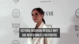 Victoria Beckham reveals why she never smiles for photos
