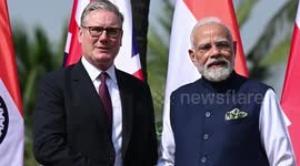 UNCAPTIONED: Starmer Meets Modi On First Visit To India Amid Trade Mission