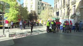 UNCAPTIONED: Four Dead After Six-Storey Building Collapses in Madrid