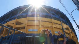 Argentina: Fans pay tribute to Argentine football manager Miguel Angel Russo at La Bombonera stadium
