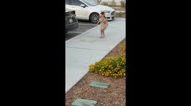 Daughter Adorably Determined To Keep Found Dog