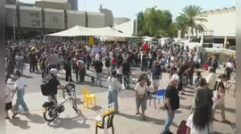 Joyous Crowds Gather In Tel Aviv To Celebrate Historic Truce