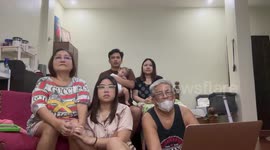 Whole family cry tears of joy as bar exam results appear