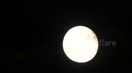The Hunters Moon or Harvest Supermoon 2025 lights up the skies over Kensington in London