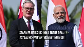 Starmer Hails UK-India Trade Deal As 'Launchpad' After Meeting Modi