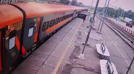 Hero station guard rescues youngster dragged from platform under moving train