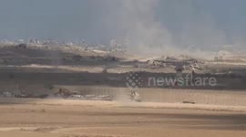 Israeli strikes continue in Gaza despite ceasefire, military activity seen along border (1)