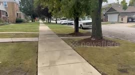 Moment two men scream for help while forced into unmarked car by ICE agents