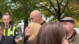 Tyson Fury and Wayne Rooney attend Ricky Hatton’s funeral