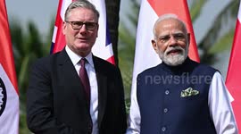 UNCAPTIONED: Starmer Hails UK-India Trade Deal As 'Launchpad' After Meeting Modi