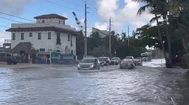 US: King Tide Flooding Hits Hollywood Beach