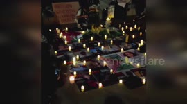 Vigil Outside Downing Street Mourns Gaza Victims