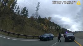 Stolen Bus Nearly Hits First Responders on Colorado’s I-70
