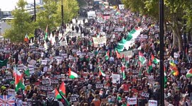 Massive Pro-Palestine March in London: Hundreds of Thousands Demand Justice Despite Peace Plan