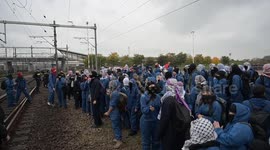 Caribbean Netherlands: Several arrested as activists block railway in Gaza solidarity protest in Rotterdam