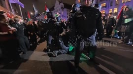 Germany: Clashes break out at ‘United 4 Gaza’ protest in Berlin, police make arrests