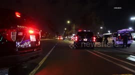 US, Los Angeles: Santa Ana Pedestrian Struck and Killed